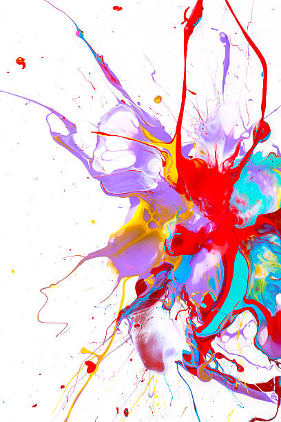 istock A colorful paint splash on a white background 172463235