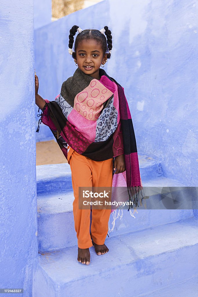 Belle petite fille musulmane du sud des États-Unis en Égypte - Photo de Afrique libre de droits