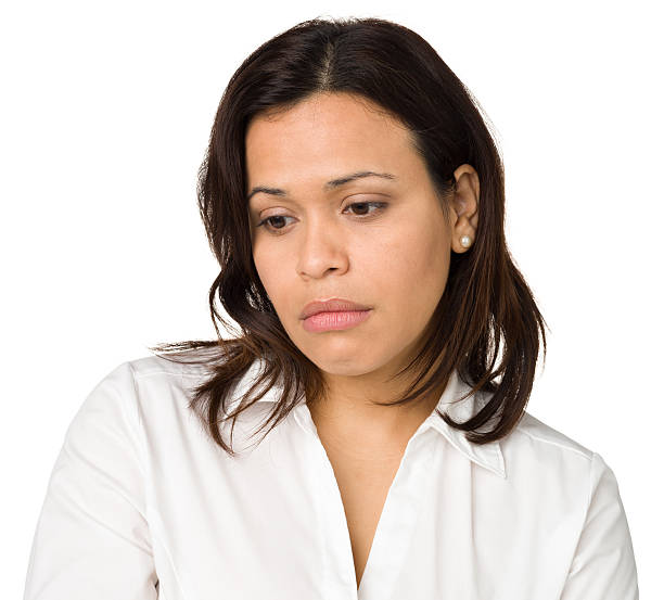 istock Sad Woman Looks Down 172463769