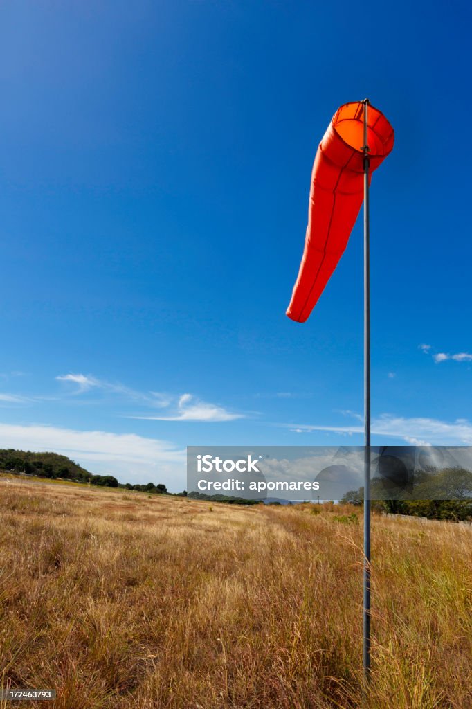 Détendez-vous au country airfield Chaussette - Photo de Anémomètre libre de droits