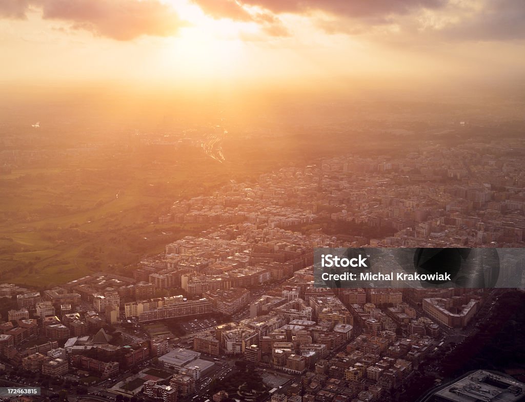 Ville-vue aérienne - Photo de Rome - Italie libre de droits