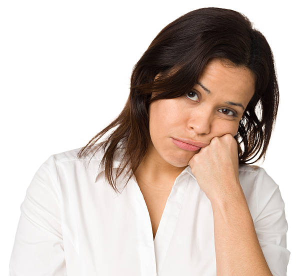 istock Bored Woman Looking At Camera 172464023