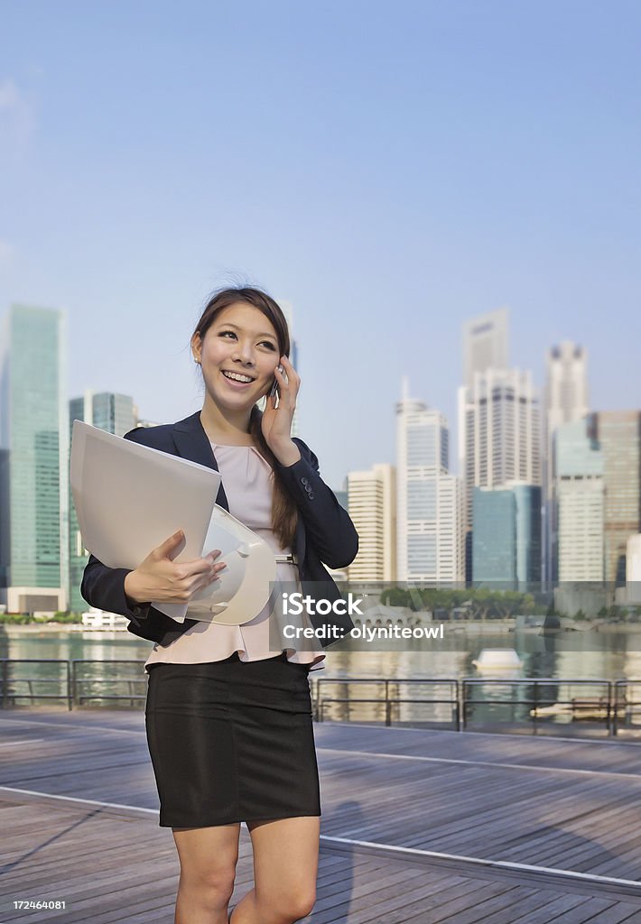Weibliche Engineer - Lizenzfrei Republik Singapur Stock-Foto