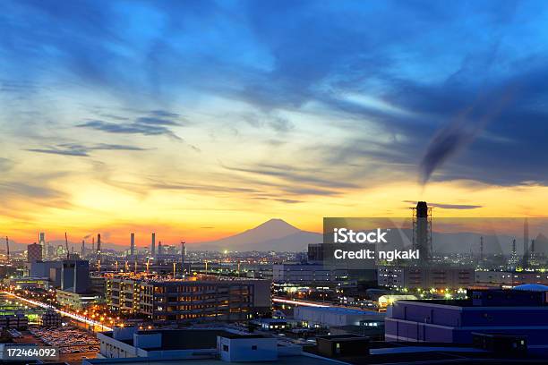 산업 도시를 마운트 푸지 일본에 대한 스톡 사진 및 기타 이미지 - 일본, 화물 운송, 후지 산