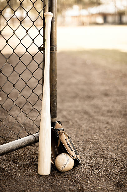 istock Baseball Bat Ball and Glove 172464289