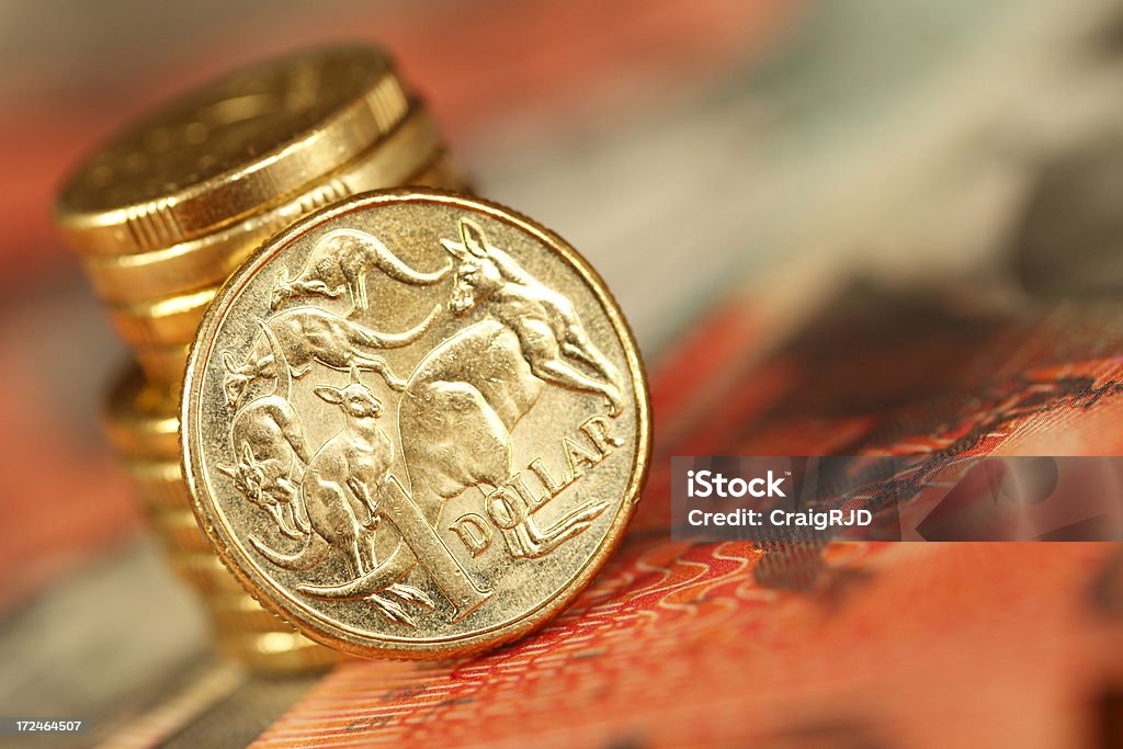 Valuta australiana - Foto stock royalty-free di Affari