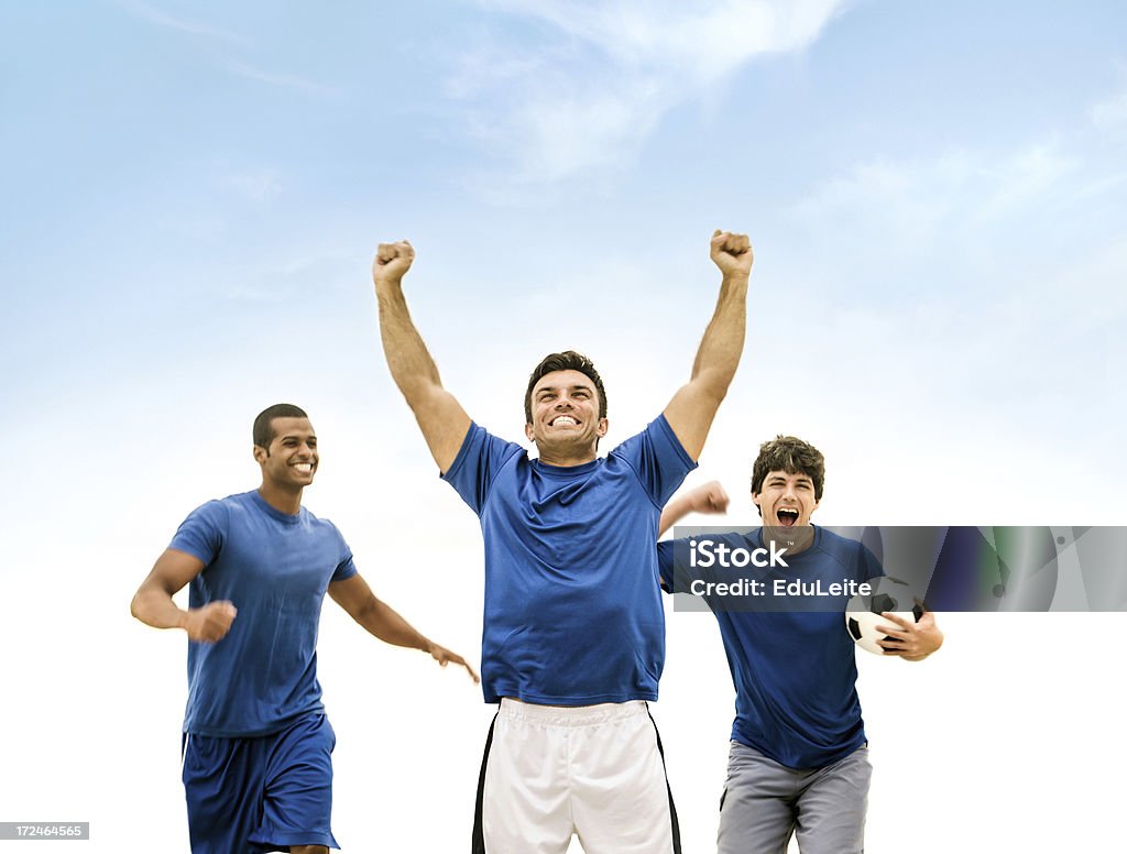 Vencedores de futebol - Foto de stock de Futebol royalty-free