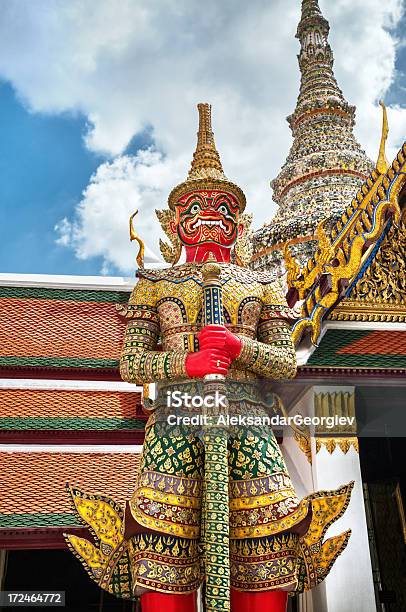 Demon Giant Guardian In Großer Palast Bangkok Thailand Stockfoto und mehr Bilder von Drache