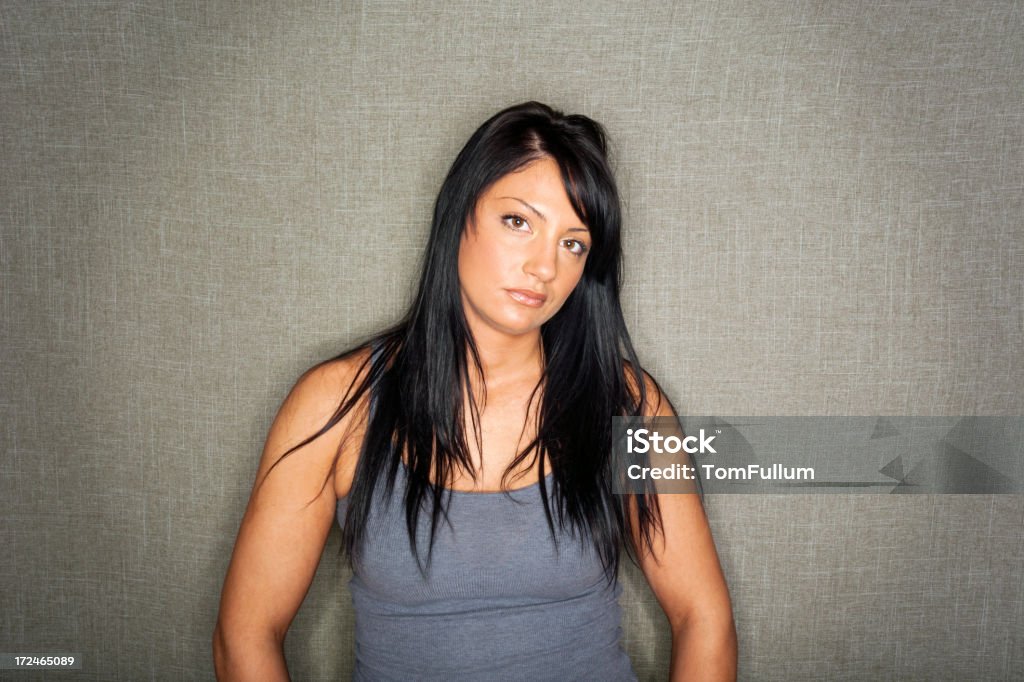 Robusto donna - Foto stock royalty-free di 25-29 anni