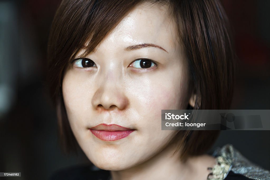 portrait of Chinese woman 30-39 Years Stock Photo