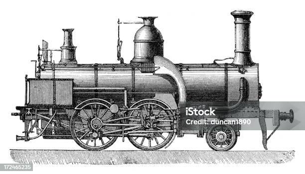 Gebirgs 機関車 - 19世紀のベクターアート素材や画像を多数ご用意 - 19世紀, 19世紀風, イラストレーション