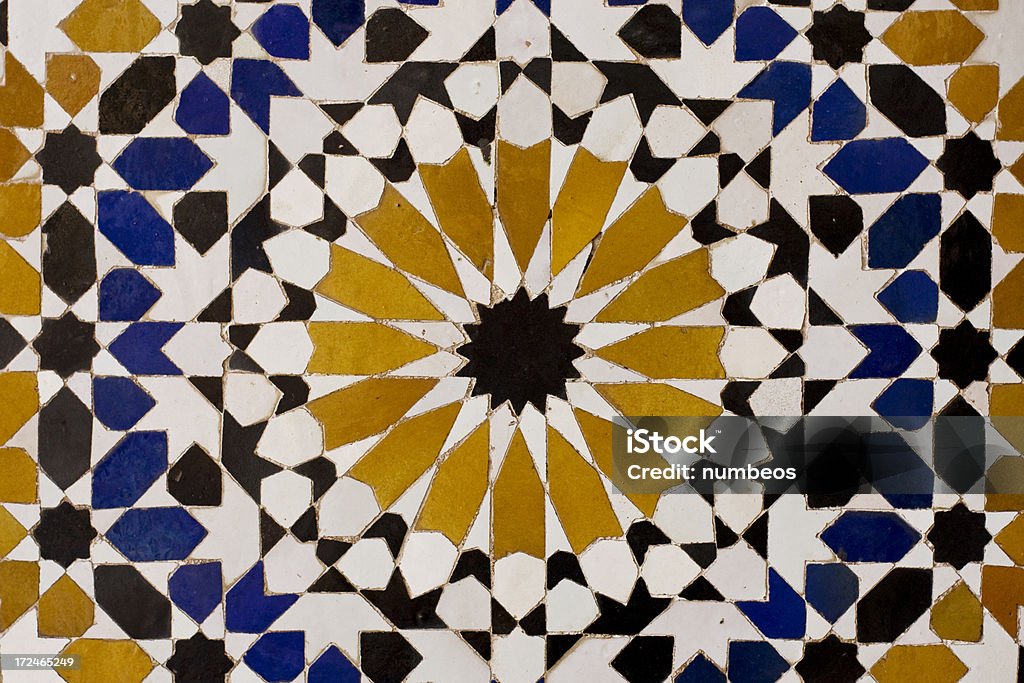 Мавританский Мозаика - Стоковые фото Кафель роялти-фри