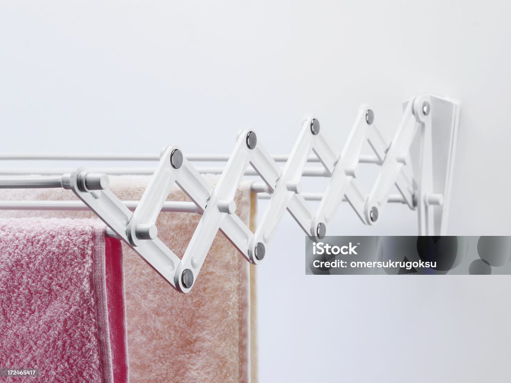 Séchoir à linge - Photo de Salle de bains et toilettes libre de droits