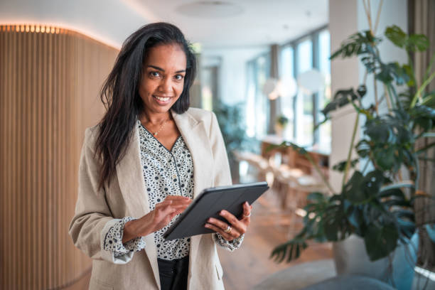 istock Successful Hispanic Businesswoman at Work 1724655261