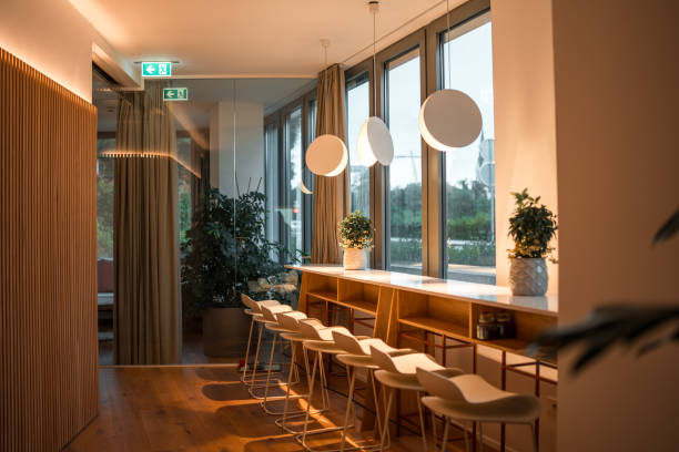 istock Stylish Business Office Night Shot 1724655278