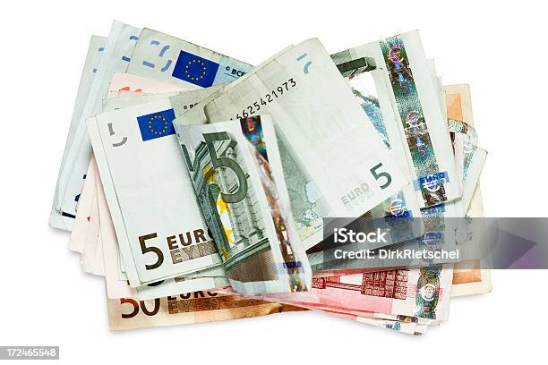 Le Banconote Di Euro - Fotografie stock e altre immagini di Banconota - Banconota, Banconota da dieci euro, Scontornabile