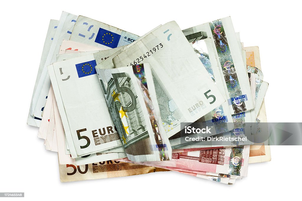 Notas de Euro. - Foto de stock de Figura para recortar royalty-free