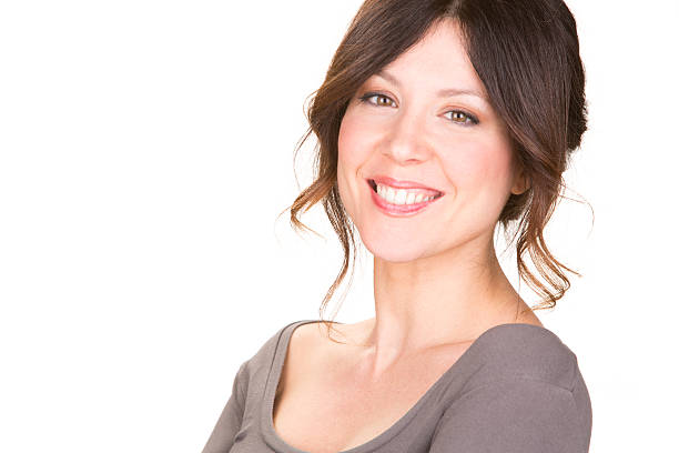 istock beautiful young woman portrait copy space 172465567