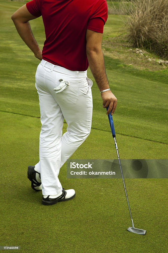Игрок в гольф - Стоковые фото Белый роялти-фри