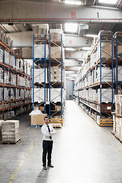 istock Pleased with his warehouse management 172465626