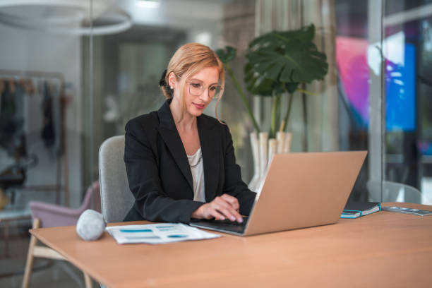 istock Professional Female in a Contemporary Corporate Workspace 1724657643