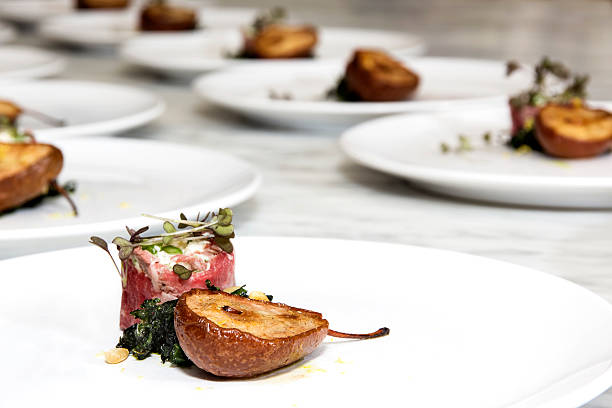 istock Filet Tartare with Roasted Pear 172465849