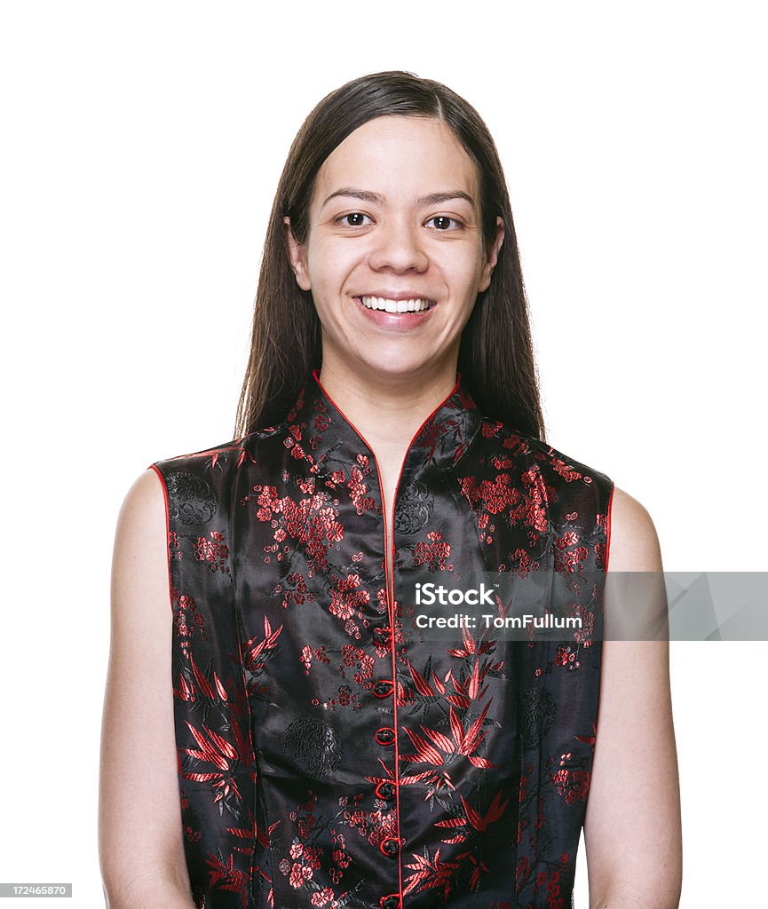 Donna sorridente - Foto stock royalty-free di 25-29 anni