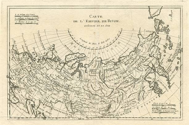 istock Map of the Russian Empire in Europe and Asia 1780 172465926