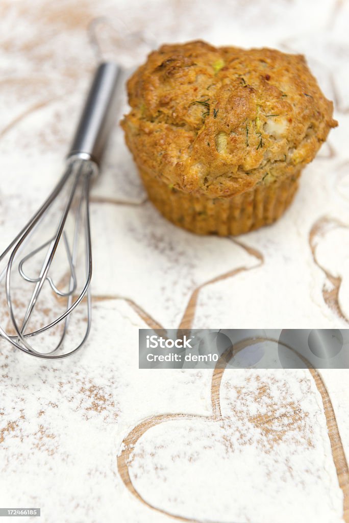 Mehl auf Holz - Lizenzfrei Essen zubereiten Stock-Foto