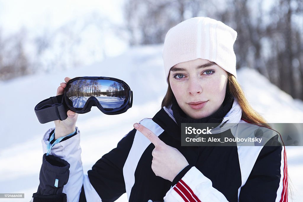 Demonstracja narciarski sprzęt. - Zbiór zdjęć royalty-free (Bieg zjazdowy)