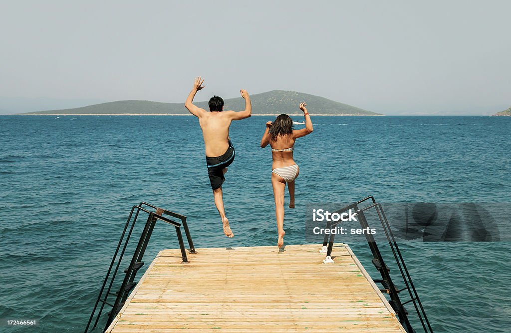 Tempo di vacanze - Foto stock royalty-free di A petto nudo