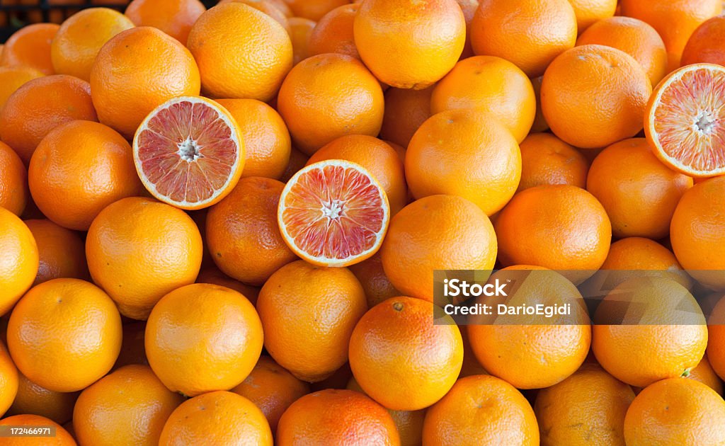 Cibo frutta arancione - Foto stock royalty-free di Arancia sanguigna