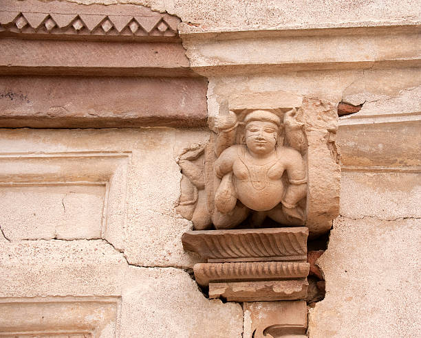 lakshmana temple, khajuraho - parsvanath foto e immagini stock