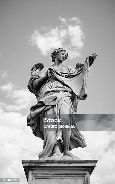 Angel Statuen In Castel Santangelobrücke Stockfoto und mehr Bilder von Blau - Blau, Engel, Engelsbrücke
