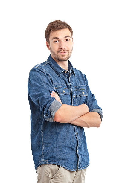 istock young handsome man in jeans shirt 172468166
