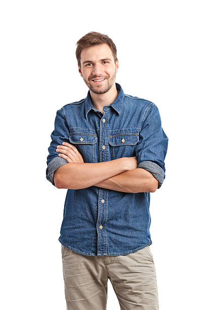 istock young handsome man in jeans shirt 172468655