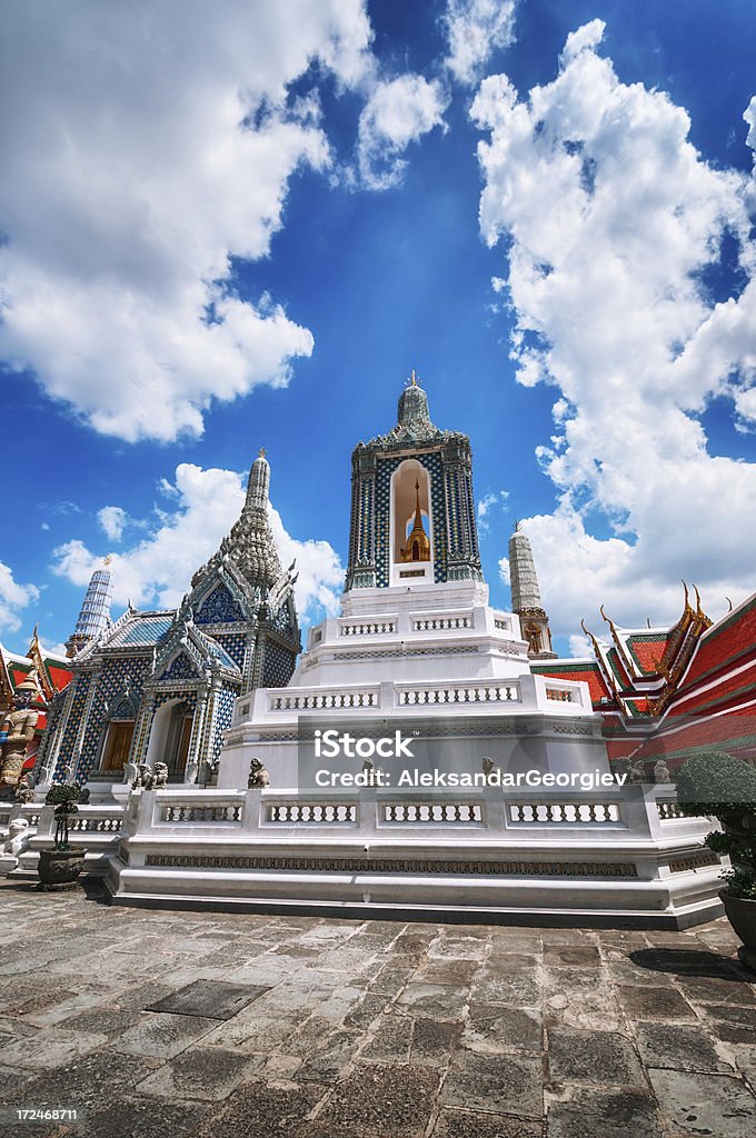 Большой дворец в Бангкоке и Ват Пхра Кео Храм отделение - Стоковые фото Азия роялти-фри