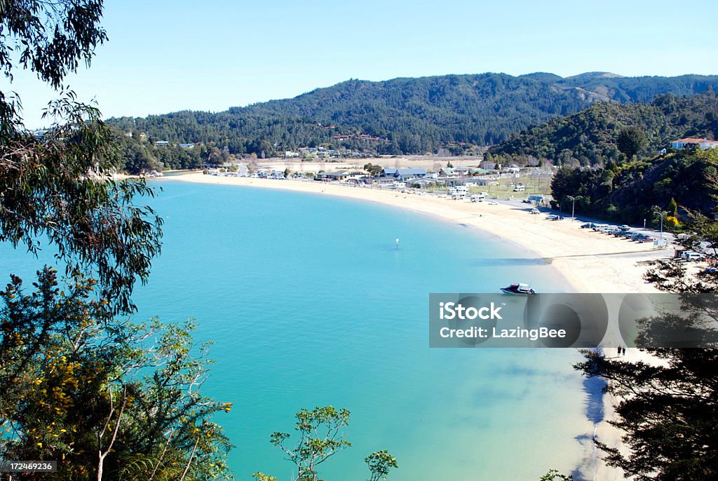 Sunny Kaiteriteri Beach, New Zealand Seacape  Abel Tasman National Park Stock Photo