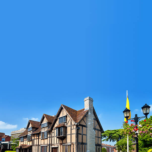 シェイクスピアの生誕地で strartford にエイボン、ウォーリックシャー,英国 - stratford upon avon william shakespeare england house ストックフォトと画像