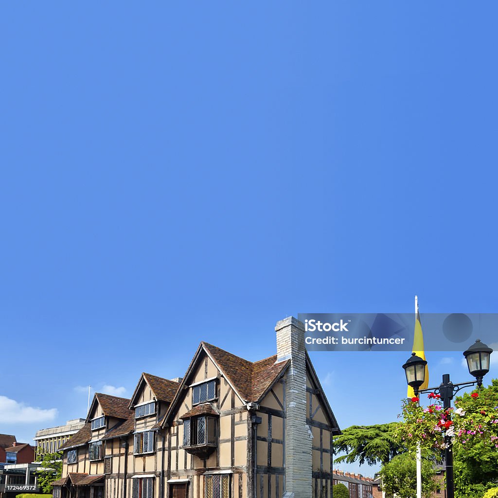 William Shakespeare's birthplace w Strartford upon Avon, Warwickshire, Wielka Brytania - Zbiór zdjęć royalty-free (Stratford-upon-Avon)