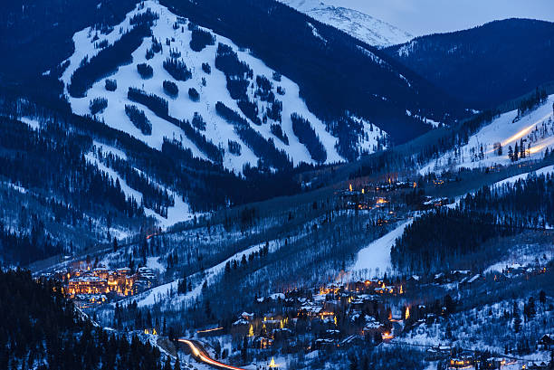 istock Beaver Creek Colorado at Dusk in Winter 172469567