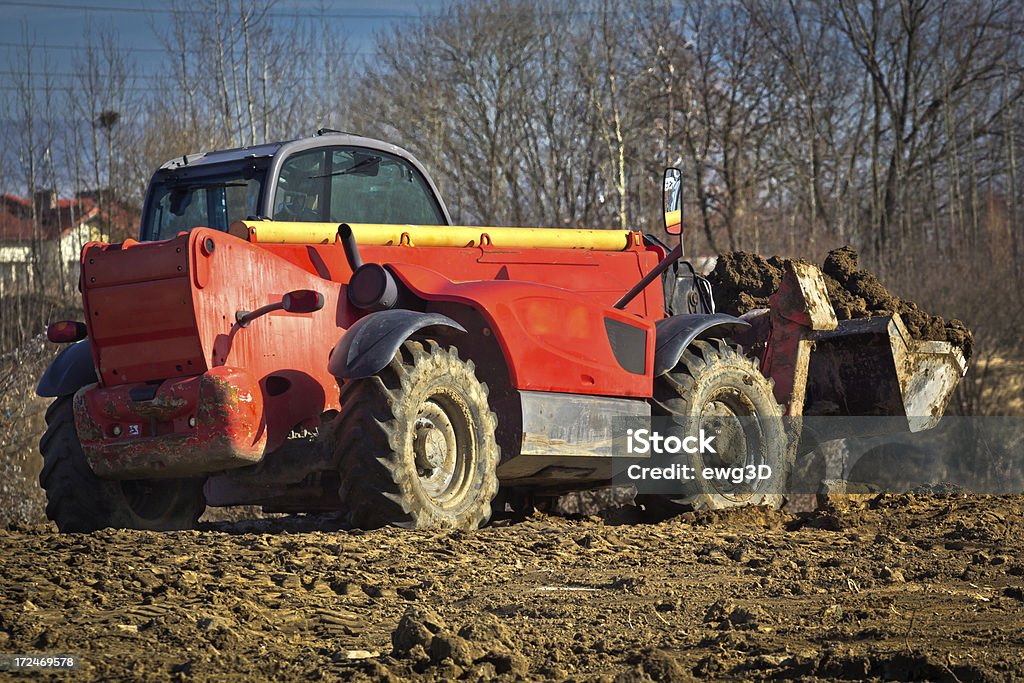 Pelleteuse de chantier de construction - Photo de Bulldozer libre de droits