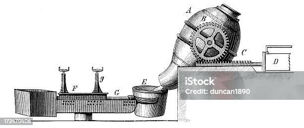 Steel Invented Steel Making Bessemer Process Stock Illustration - Download Image Now ...