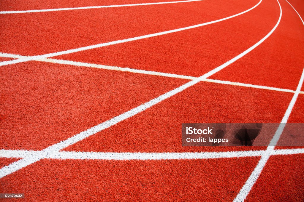 Pista de corridas de corredores - Royalty-free Atletismo Foto de stock