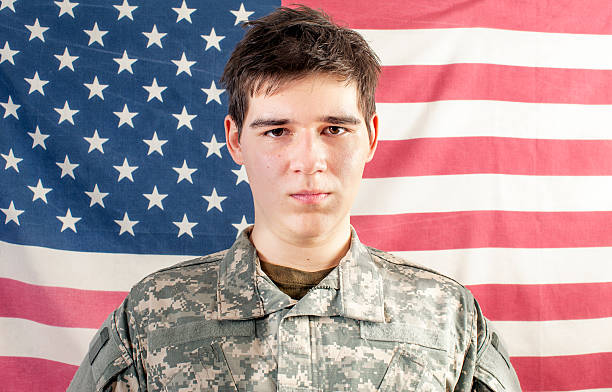 istock Portrait of a soldier. 172470781