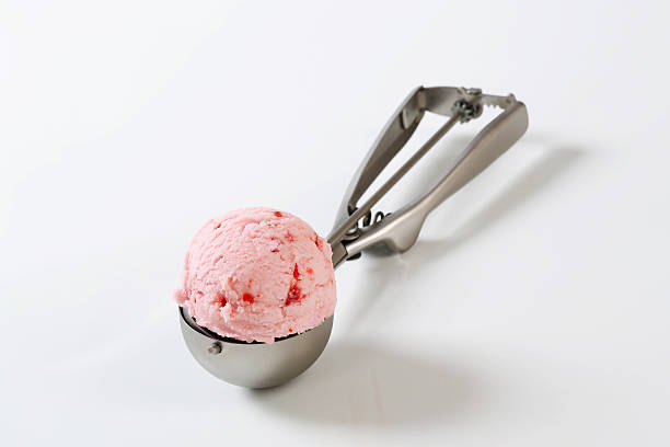 istock strawberry ice cream on a scooper 172470816