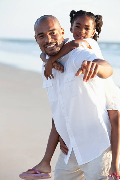 istock Father and daughter on the beach 172470924