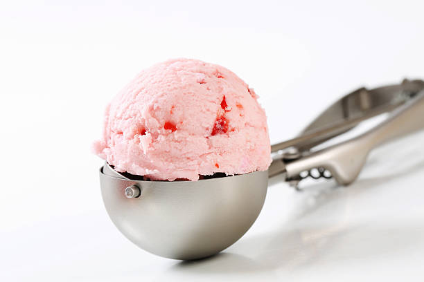 istock strawberry ice cream on a scooper 172470968