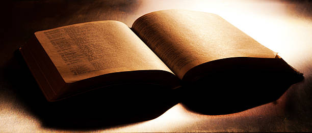 istock King James Bible - Open to Hosea 2 172471334