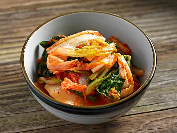 Kimchi in a Bowl.